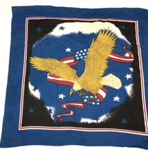 EAGLE American Stars Stripes Biker Bandana OG Handkerchief USA
