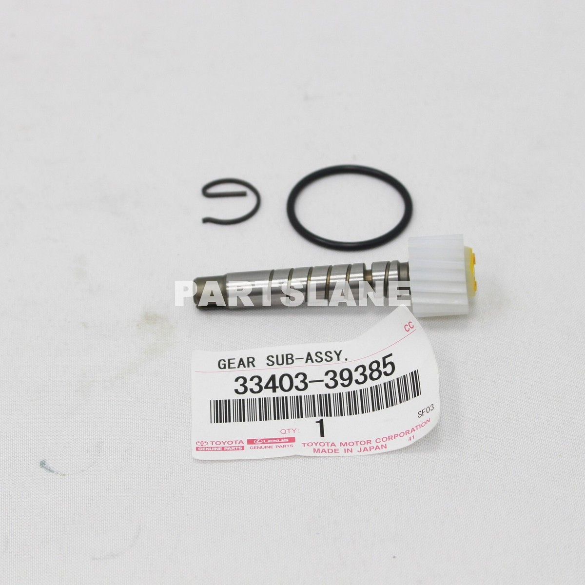 33403-39385 Toyota OEM Genuine GEAR SUB-ASSY, SPEEDOMETER DRIVEN (MTM) 33403-39385 Toyota OEM Genuine GEAR SUB-ASSY, SPEEDOMETER DRIVEN (MTM)