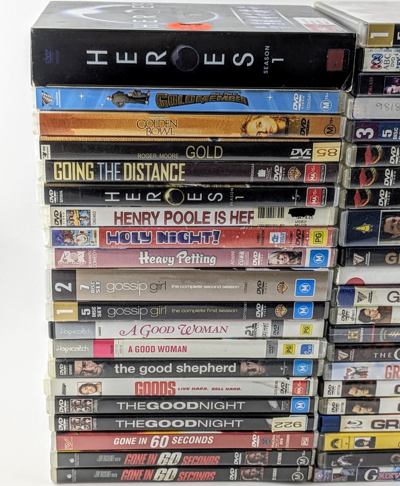 Bulk Wholesale DVD/Bluray Bundle Pack 40 DVDs And/Or Blurays Various