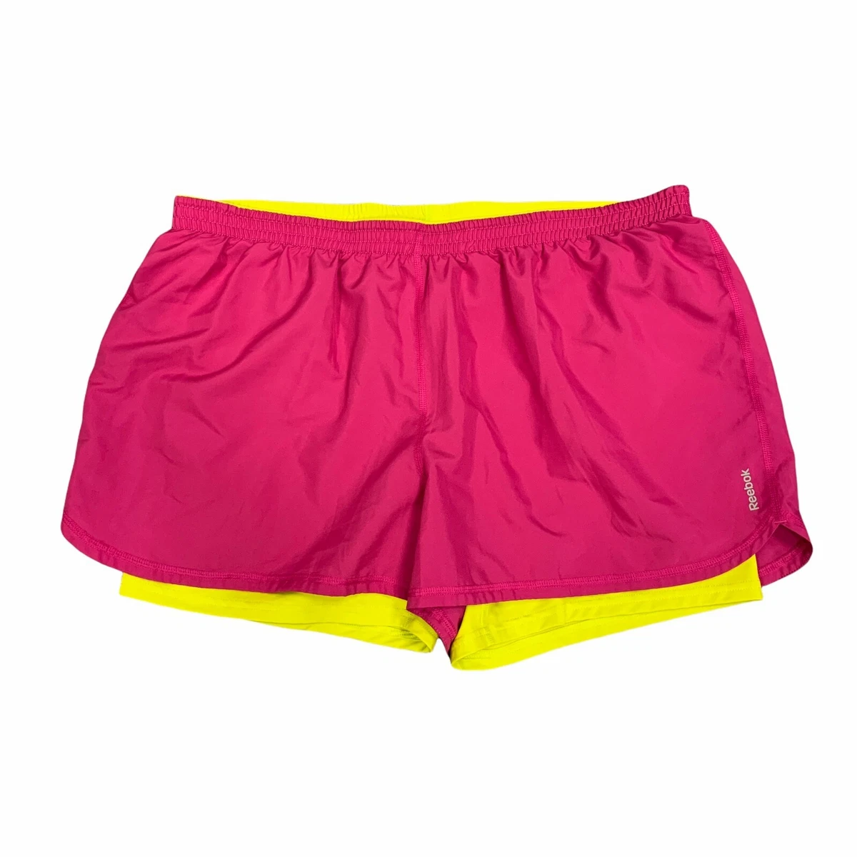 Diktere efterår udbytte Reebok Play Dry Running Shorts Women&#039;s Size XL Hot Pink Inner Tights  Athletic | eBay