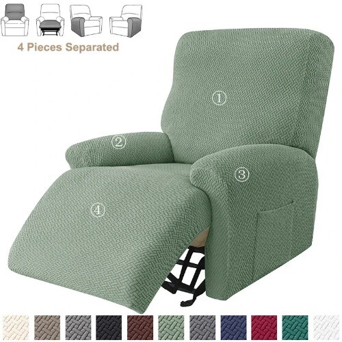 Split TJacquard Recliner Cover Elastic Lazy Boy Chair Covers Couch