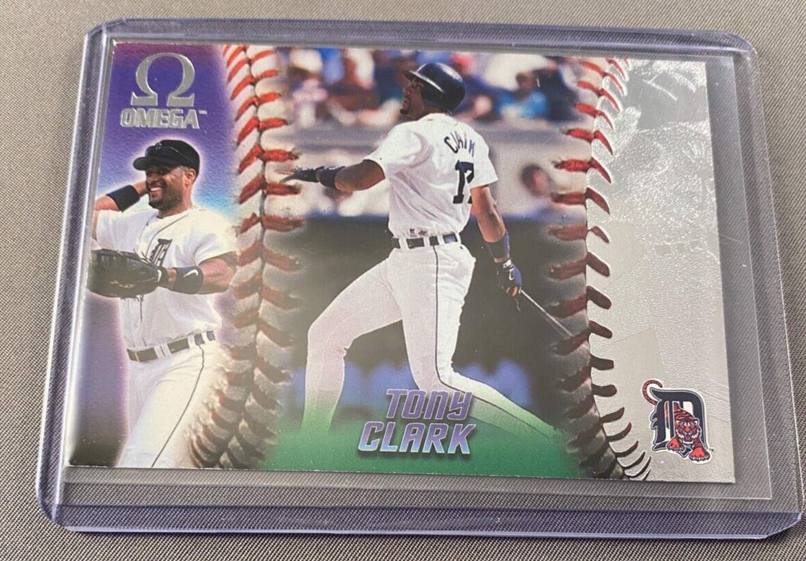 1998 Pacific Omega Baseball Card #88 Tony Clark Detroit