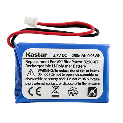 Kastar Headset Battery for Blue Parrott B250-XT & BLUE EAGLE 2 BLUE EAGLE II