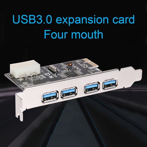 USB3.0 Expansion Card 4 port PCI-E to USB3.0 Computer Expansion Card - Bild 4 von 6
