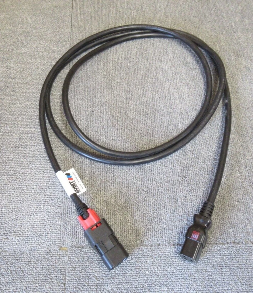 2 x Zonit zLock-zC14-14-aC19-2.5m IEC Dual Locking Cable 2.5M Black C14 To C19 - Image 4 of 4