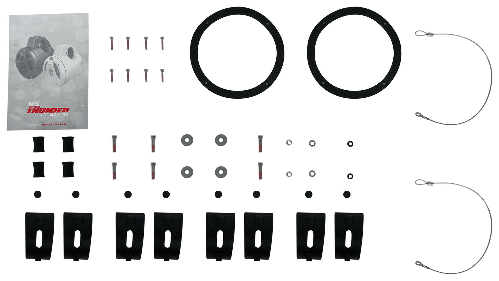 Пара MTX TM652WB-B 65 RMS мощностью 75 Вт Колонки для морских судов Bluetooth-приемник Пульт дистанционного управления