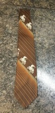 Vintage Men's Tie Wemlon by Wembley Polyester Vintage / Antique Car Design