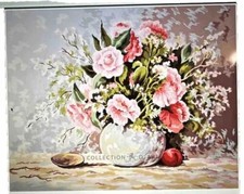 Printed Needlepoint Canvas Only Collection D Art Roses 60x50 Cm