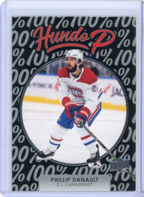 2021-22 Upper Deck Phillip Danault Hundo P Insert - Montreal Canadiens