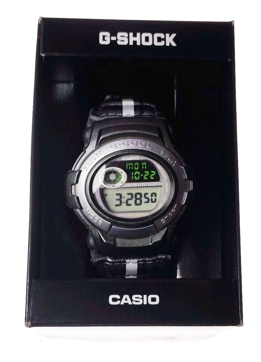 NEW Rare Casio G-Cool G-Shock G-Mix Digital Gray Leather NEW Rare Casio G-Cool G-Shock G-Mix Digital Gray Leather