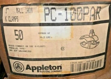 Appleton PC-100PAR 1" Conduit Parallel K-Clamps Box of (50) Galv Rigid IMC EMT