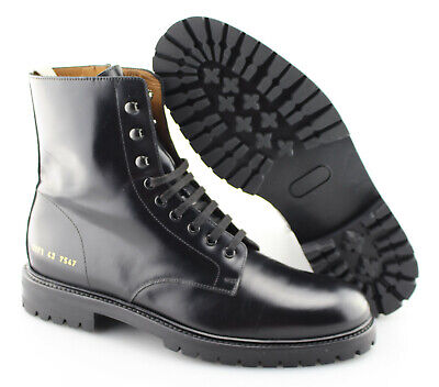 common projects black combat boots