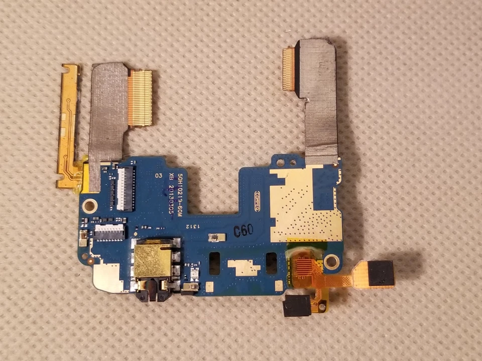 HTC OEM Headphone Jack Power Volume Buttons Flex Cable for ONE MINI M4 601e 601s - Image 3 of 4