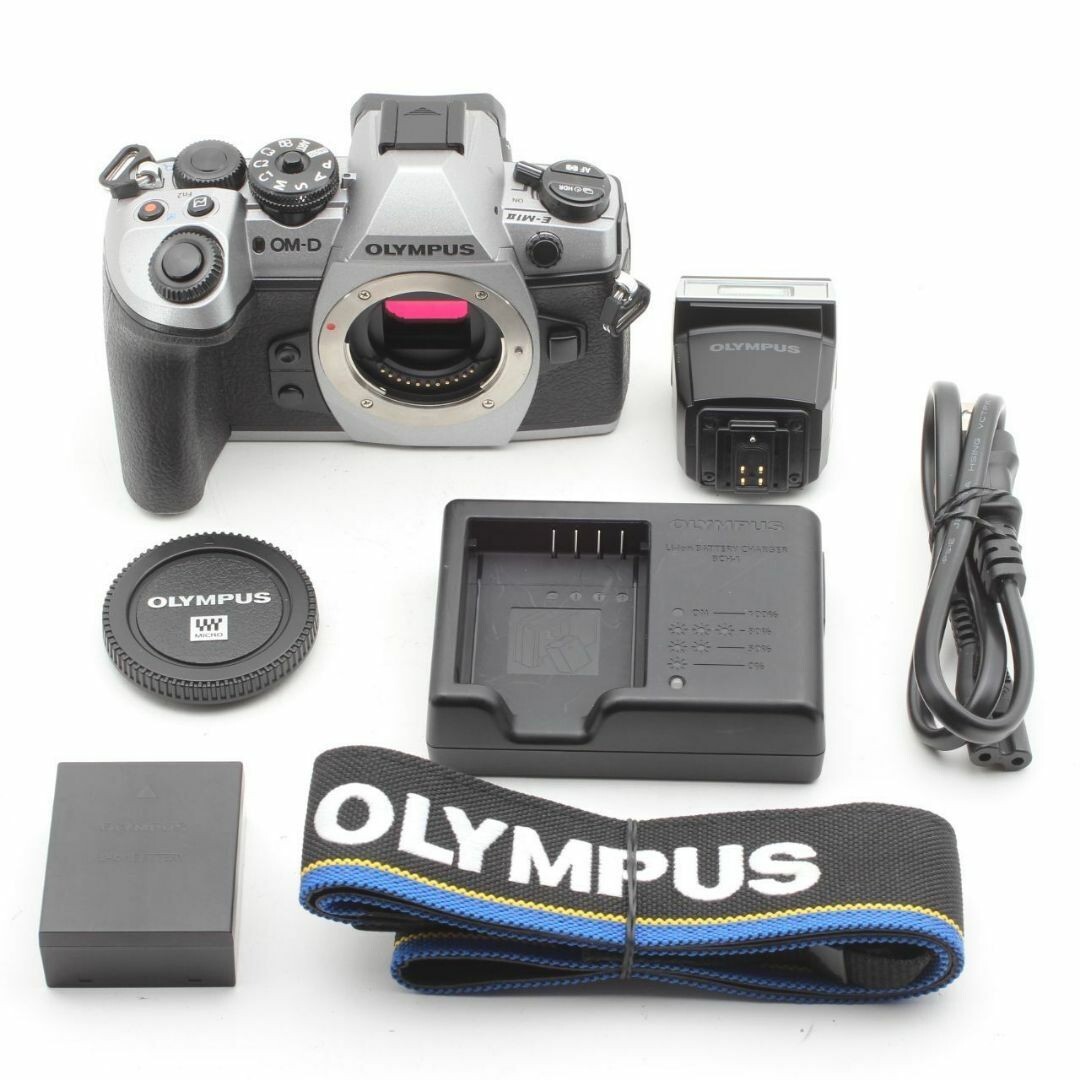 OLYMPUS OM-D E-M1 Mark II Mirrorless camera (Silver) w/FL OLYMPUS OM-D E-M1 Mark II Mirrorless camera (Silver) w/FL