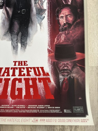 Mass Mini Con '24 The Hateful Eight by Martin Ansin Mutant Print Poster Nt Mondo - Picture 6 of 22