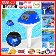 Digital Pool Thermometer with Backlit LCD - Accurate, Lightweight  Floating