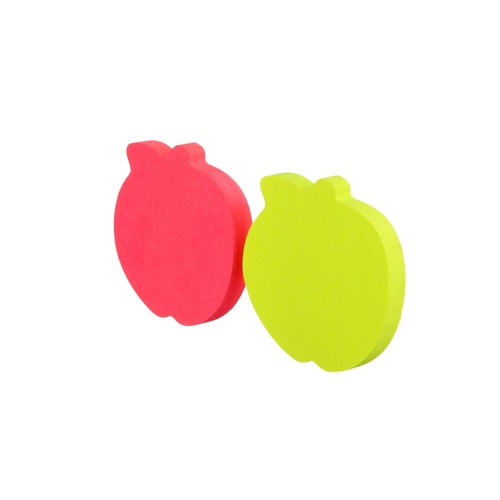 Post-it Notes, Forma de Apple, Colores Surtidos, 2.6x2.6 pulgadas, 2 Almohadillas, 75 Hojas/Almohadilla - Imagen 3 de 3