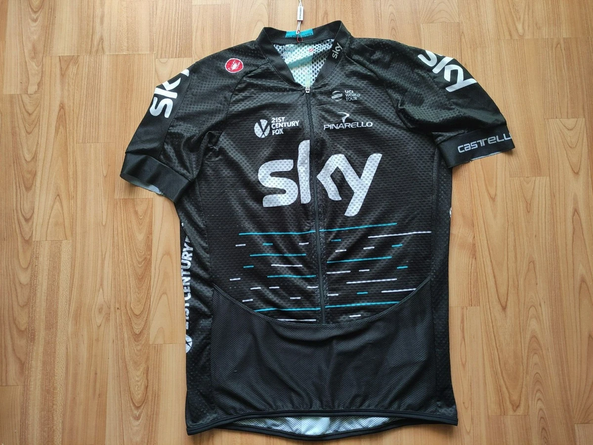 Maillot Cyclisme Rapha Team Sky - Taille XL - Jersey Vélo Occasion Bleu B195