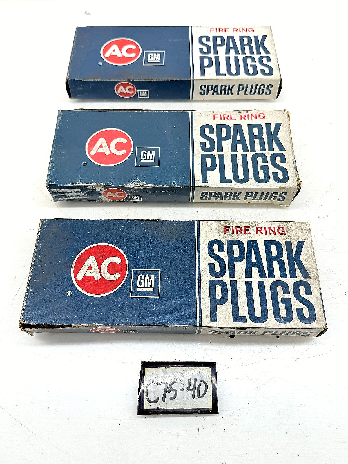 1 NOS 1958 - 1965 Chevy Impala 348 396 AC 46N Fire Ring Spark Plugs 24 C75-40