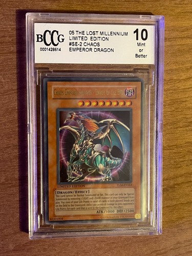 Chaos Emperor Dragon #SE-2 BCCG 10 Limited Edition 05 The Lost Millennium