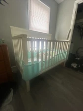 Baby Crib And Mattress And Baby Bath And It’s All White Baby Crib Mesh Net