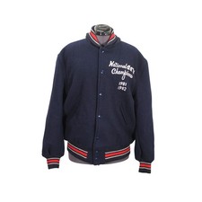 Skookum Wool Varsity Letterman Jacket Men's Size 42 Retro 80s Chainstitch Style