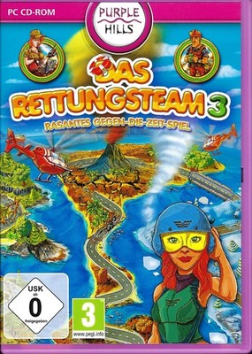 DAS RETTUNGSTEAM 3 - Rasantes gegen-die-Zeit-Spiel - Purple Hills - PC CD-ROM -