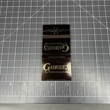 Matchbook Cover - Gabriels Restaurant Club Su...