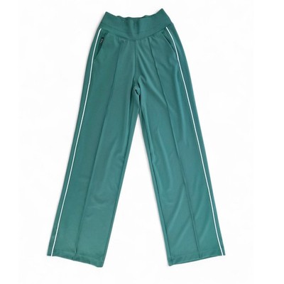 Athleta Venice High Rise Track Stripe Wide Leg Pant Green Size XS Tall NWOT