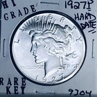 1927 P PEACE SILVER DOLLAR HI GRADE GENUINE U.S. MINT RARE KEY COIN 9304
