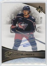 2022-23 Upper Deck Ultimate Collection Gold 11/35 Cole Sillinger #59 Auto 0nr3