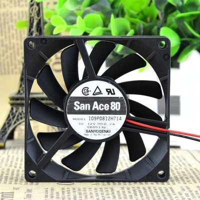   8015 12V 0.2A 109P0812H714 cpu dual   mute cooling fan &ex