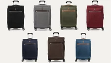 New Travelpro Platinum Elite 25" Medium Check-In Soft-Side Spinner- CHOOSE COLOR