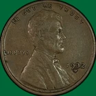 1932-D Lincoln Wheat Cent Choice Extremely Fine XF+ Coin #41884