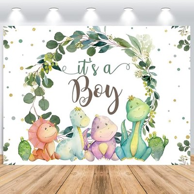 Set di striscioni per baby shower piatto per ragazzo | Vettore Gratis