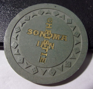 SONOMA INN HOTEL CASINO $5 hotel casino gaming poker chip Winnemucca Nevada