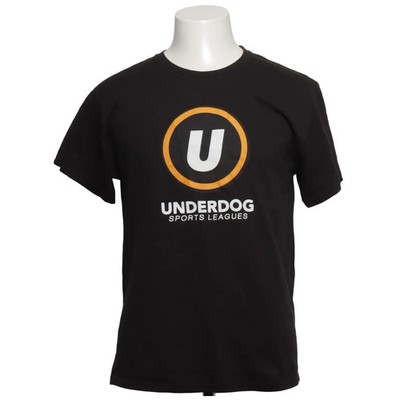 Hanes, T-shirt, Größe: M, ComfortBlend EcoSmart, Schwarz #Ybf