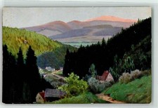 10661917 - Bad Langenau Der Schneeberg Gemaelde sign. E.Morgenstern Bad