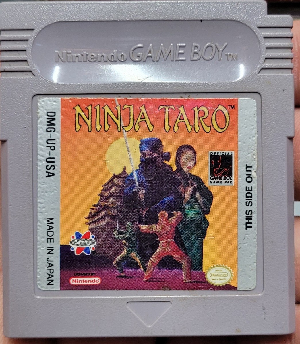 ゲームボーイ Vintage Ninja Taro Nintendo Game Boy Cartridge Japan 1991 Sammy