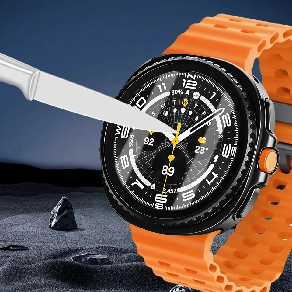 Tempered Glass Screen Protector For Galaxy Watch 8 HD 9H Film Anti Scratch - Image 3 of 4