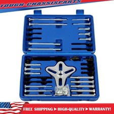 New Harmonic Balancer Puller Tool 46pc Flywheel Crankshaft Pulley Steering Wheel
