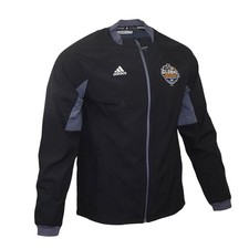 2017 NHL Global Series Sweden Adidas Men's Fielders Choice Black Full-Zip Jacket