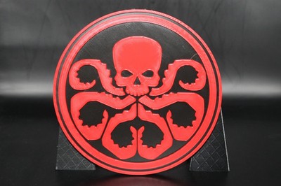 Hydra 3D printed Logo Sign Wall Desk Shelf Art