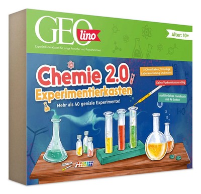 FRANZIS 67212 - GEOlino Chemie 2.0 Experimentierkasten - Mehr als 40 geniale...