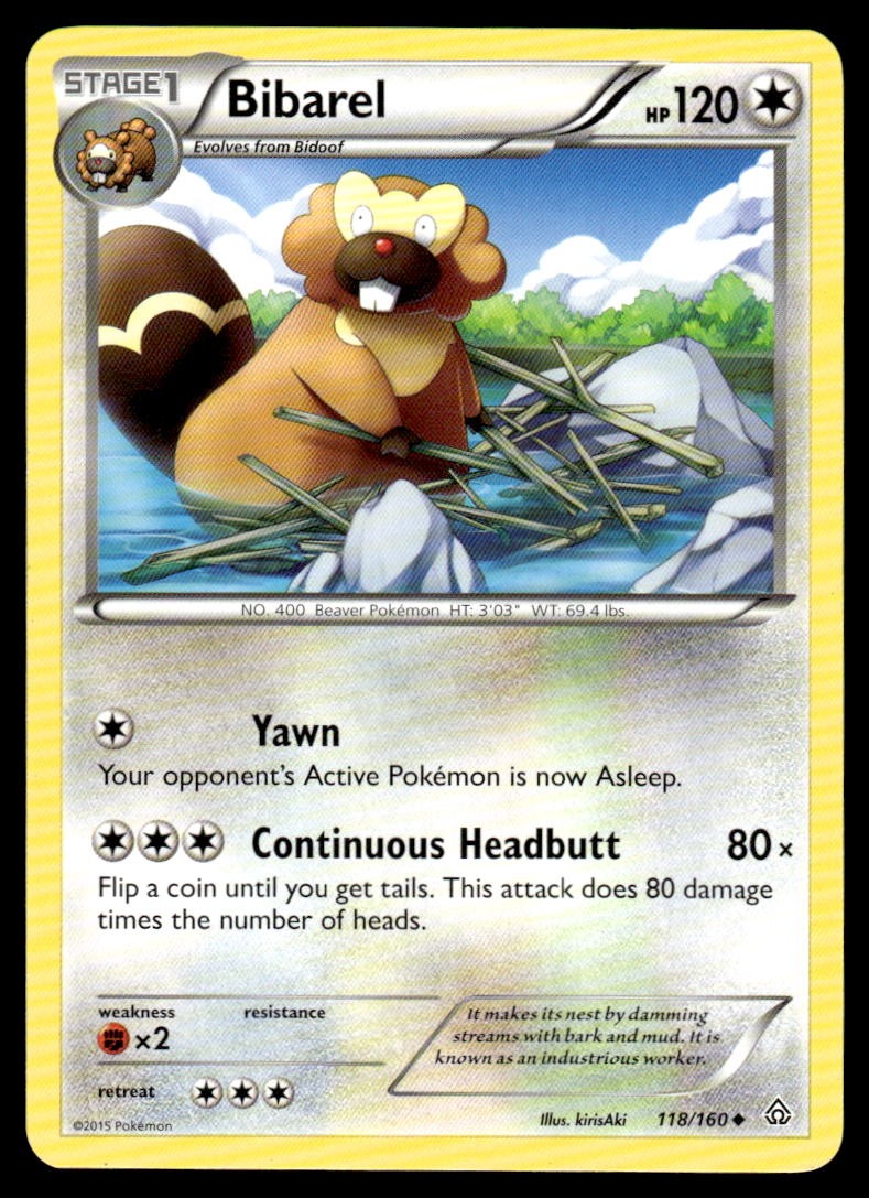 XY - Primal Clash #118/160 Bibarel