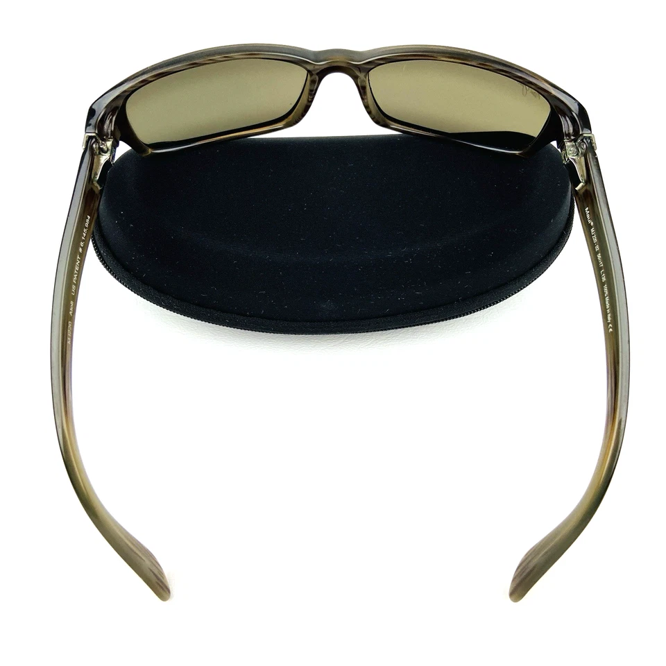 Gafas de sol Maui Jim Atoll MJ 220-02 marco negro 56-17-L135 hechas en Italia Foto 4 de 4