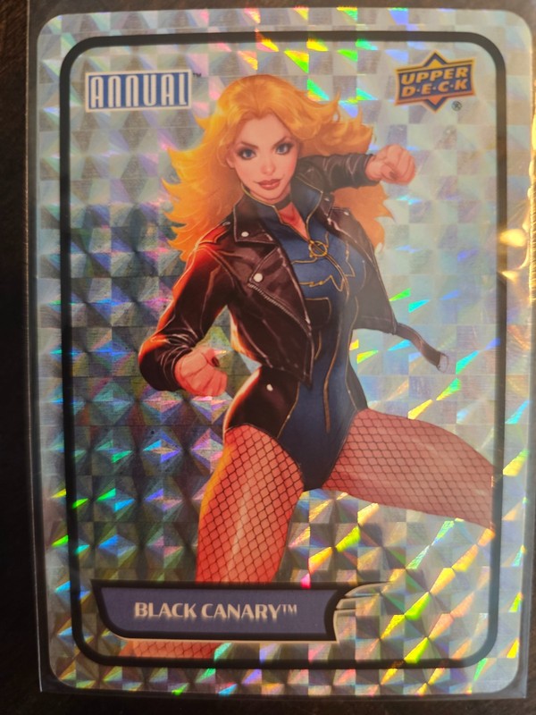 2023-24 Upper Deck DC Annual Black Canary Backscatters #B-6