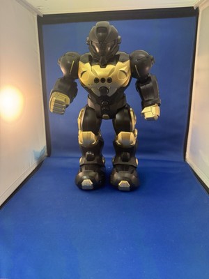Walking Dancing Talking Robot Toy Boys Black 12.5'' Inch NO Charge Cord