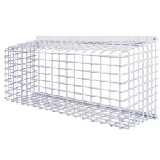 SAFETY TECHNOLOGY INTERNATIONAL STI 9649 Wire Guard,Steel,White,24 1/2,Emrg Sign