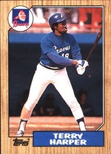 1987 Topps Terry Harper #49 Atlanta Braves